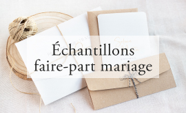 echantillons de faire part